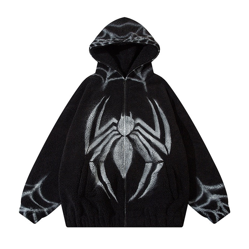 Spider Zip Hoodie
